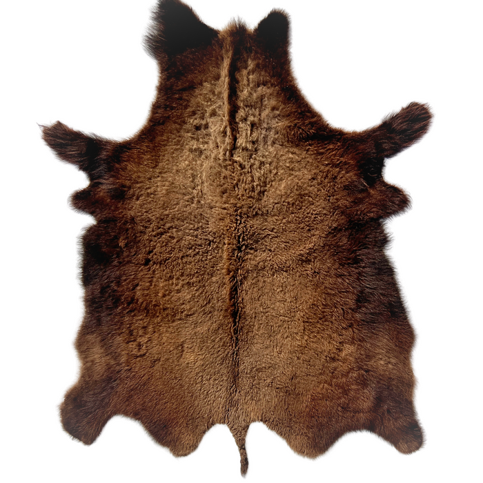 Buffalo / Bison Rug  Hide - Deluxe - LARGE - 002