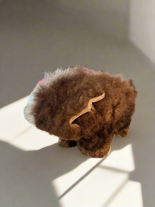 Buffalo / Bison Hide Figurine