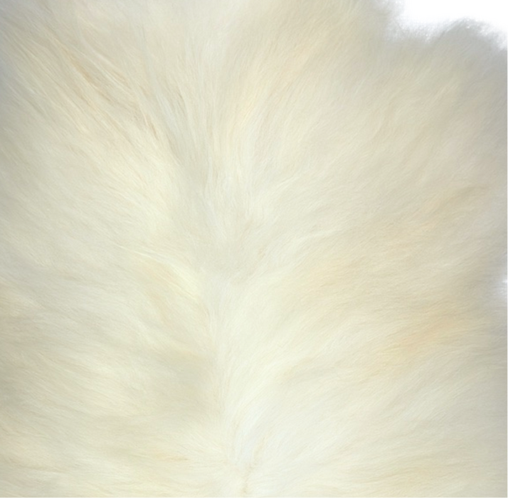 White Icelandic Sheepskin