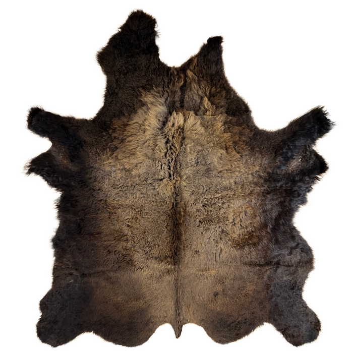 Buffalo / Bison Rug  Hide - Deluxe - LARGE - 003