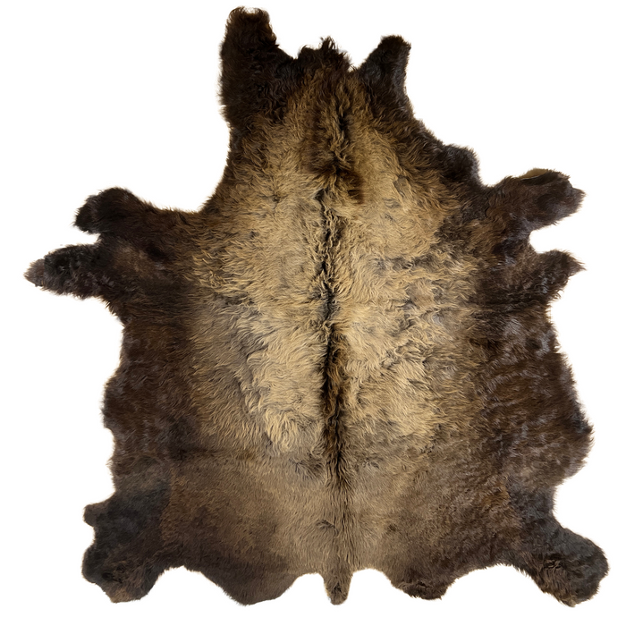 Buffalo / Bison Rug  Hide - Deluxe - LARGE - 0027