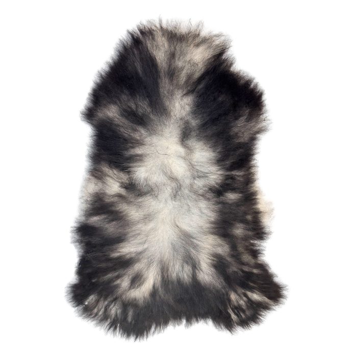 Black and White Norwegian Sheepskin