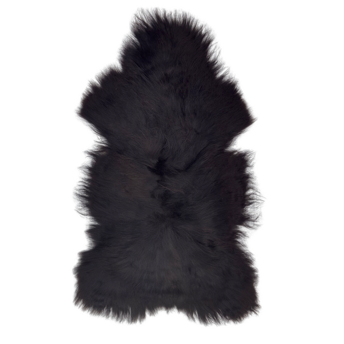 Black Icelandic Sheepskin