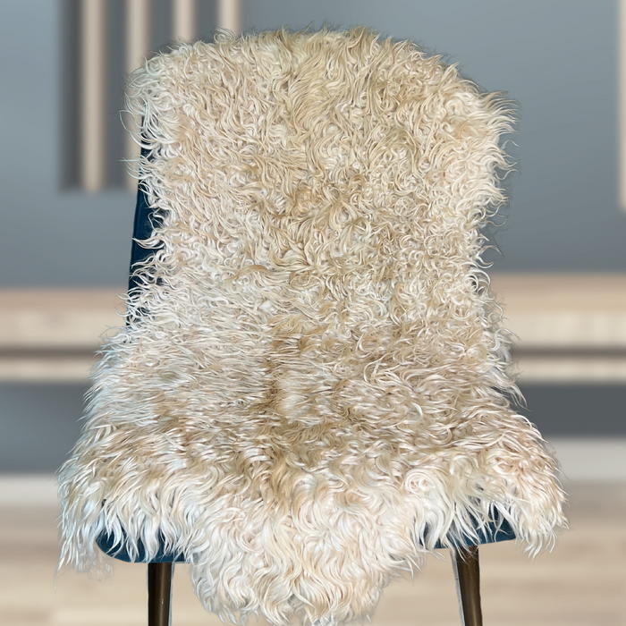 Premium Angora Goat Hides - White