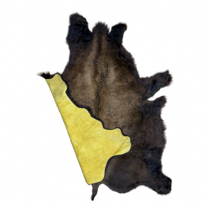 Buffalo / Bison Rug  Hide - Deluxe - LARGE - 006