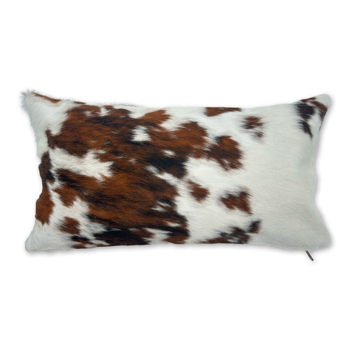 Cowhide Rectangular Pillow Cover - Tricolor